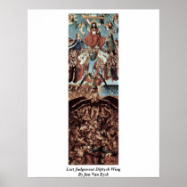 Last Judgement Diptych Wing By Jan Van Eyck Print