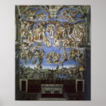 Last Judgement, Michelangelo Poster