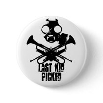 Last Kid Picked Gas Mask Roger Button by teawrecks Last Kid Picked Gas Mask Roger Button
