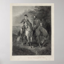 Last Meeting of Robert E. Lee & Stonewall Jackson Print