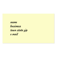 Last Night on Shipboard Business Card