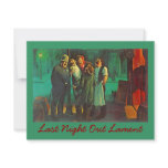 LAST NIGHT OUT LAMENT - BACHELOR PARTY INVITATIONS