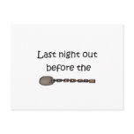 Last Night Out Postcard