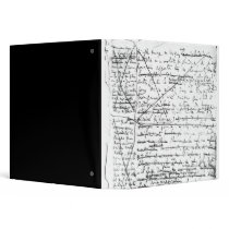 Last page of 'A la Recherche du Temps Perdu' 3 Ring Binder