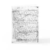 Last page of 'A la Recherche du Temps Perdu' Cards