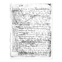 Last page of 'A la Recherche du Temps Perdu' Postcard