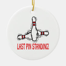 Last Pin Standing Christmas Tree Ornament