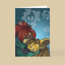 Last Res0rt Andromeda Holiday Card - Vertical cards