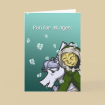 Last Res0rt Equuleus Holiday Card - Vertical cards
