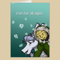 Last Res0rt Equuleus Holiday Card - Vertical cards