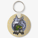 Last Res0rt - White Noise Keychain by lastres0rt Last Res0rt - White Noise Keychain