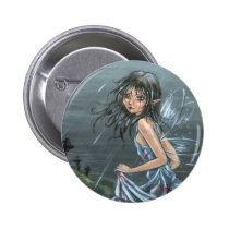 gothic, angel, fairy, fae, dark, fantasy, faeries, ghost, zombie, goth, emo, manga, anime, japan, sprite, cemetery, cross, graveyard, rain, cloud, sky, sad, crying, cry, blood, bloody, painting, zerick, delphine, levesque, demers, Badges og Pin med brugerdefineret grafisk design