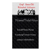 Last Supper Leftovers Business Card