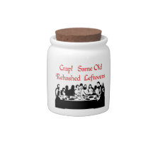 Last Supper Leftovers Candy Jar