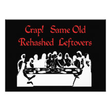 Last Supper Leftovers Personalized Invite