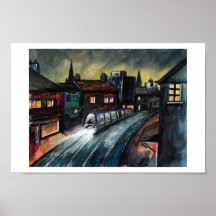 Last Tram Home Print