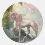 last unicorn round sticker