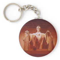 "Lasting Impression" Lincoln Memorial Art Keychains
