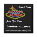LasVegasSign, Nate & Kelly, Save The Date, Octo... magnets