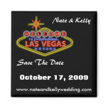 LasVegasSign, Nate &amp; Kelly, Save The Date, Octo... Magnets