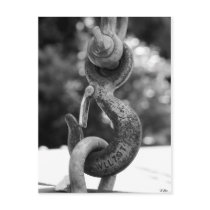Latched Black and White postcards
