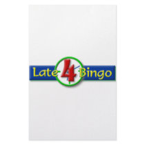 Late4Bingo Stationery Design