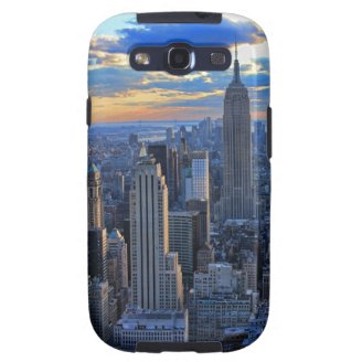 Late afternoon NYC Skyline as sunset approaches Galaxy S3 Covers