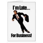 Late For Business Rollerblade Skater Meme Cards