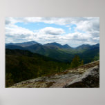 Late Spring Mountain Panorama Poster