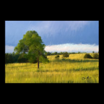 Late summer evening - Painting posters
