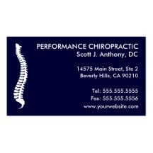 Lateral Spine Chiropractic Business Cards