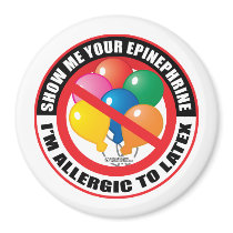 Latex Allergy magnets