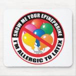 Latex Allergy Mouse Mat