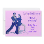 Latin Ballroom Dancing Invites