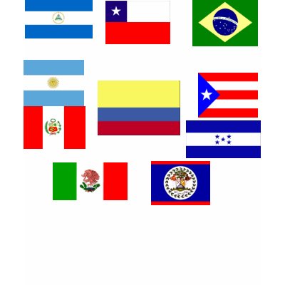 Latin Flags Shirt by Francesca21206
