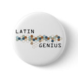 Latin Genius Buttons