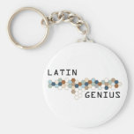 Latin Genius Key Chains