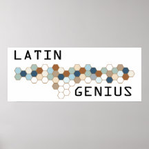 Latin Genius Print