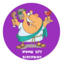 Latin: Nunc est bibendum stickers