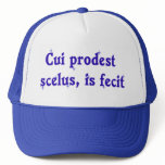 Latin Phrase on Lawyer Hat