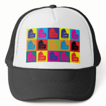 Latin Pop Art hats