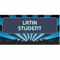 Latin Student Marquee photo sculptures by itsallhot Latin Student Marquee photo sculptures