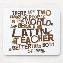 Latin Teacher Gift Mouse Pads