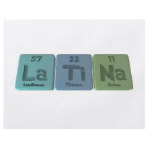 Latina  as Lathanum Titanium Sodium Flyer Design