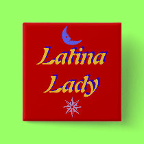 Latina Lady #2 button