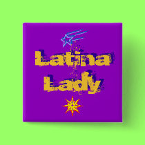 Latina Lady #4 button buttons