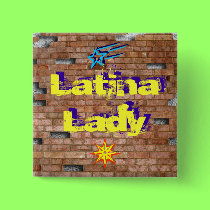 Latina Lady #6 button buttons