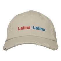 Latina y Latino embroidered hats by vtdesign Latina y Latino embroidered hats