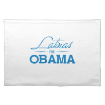 LATINAS FOR OBAMA -.png Place Mats