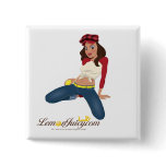 Latinas Love Lemons buttons